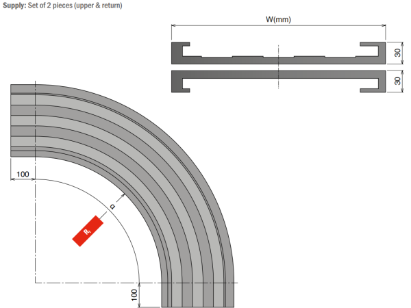 600 Standard and Small radius - TAB Version