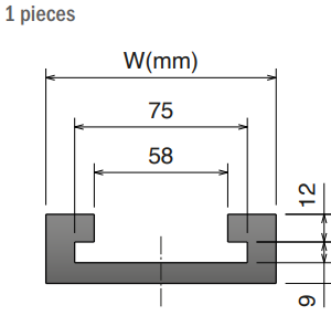 1701 TAB-1706 TAB Straight Track Section - Tramo Rectilíneo