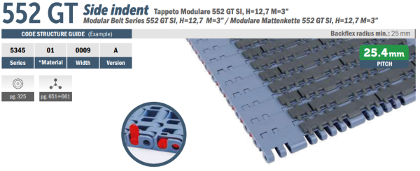 552 GT Side indent - Catena
