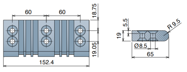 520/525 Series-NoseBar with Bearings