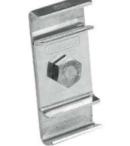 329 Double clamp for conical side guide